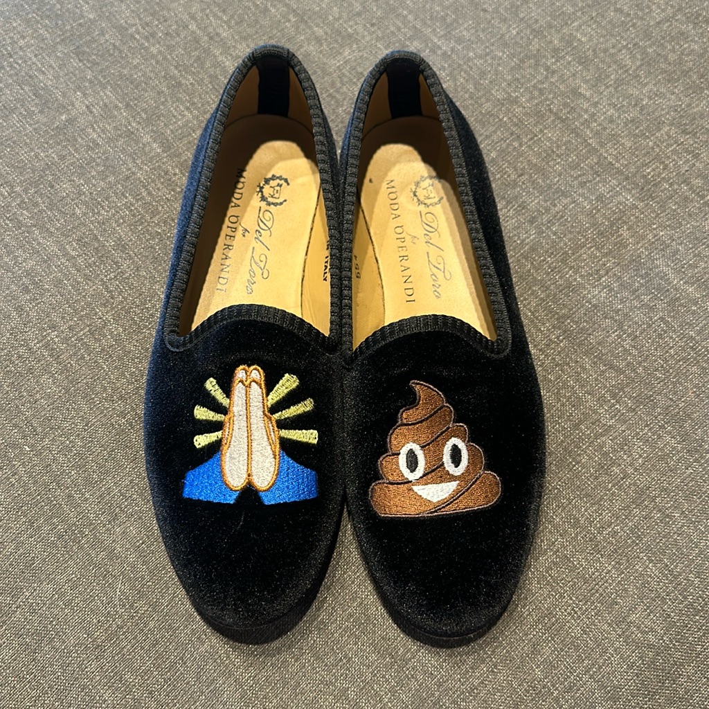 Del Toro X Moda Operandi Emoji Loafers Sz. 36